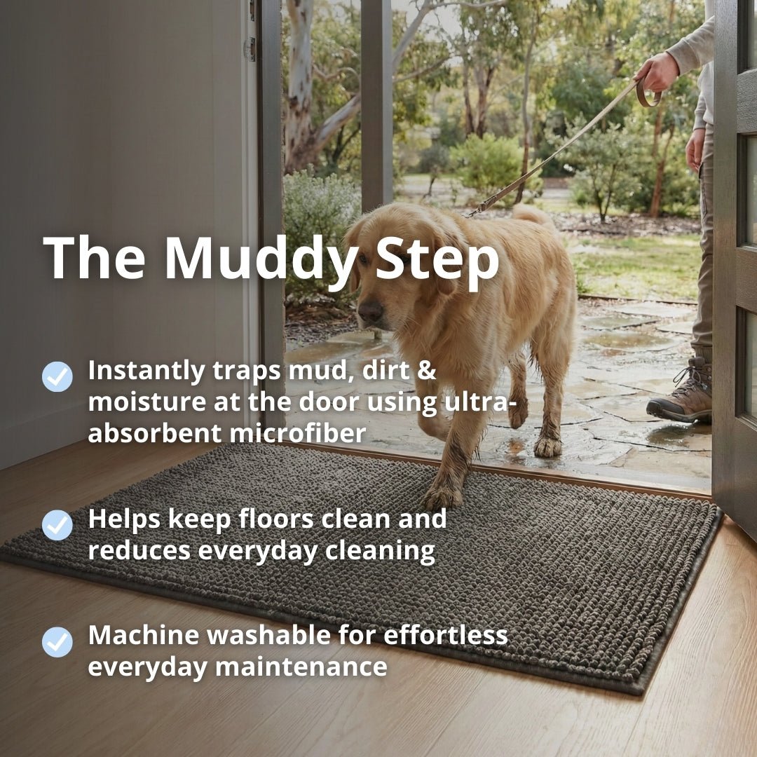 Muddy step - Cooling AussiesCooling AussiesMuddy step